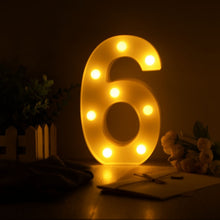 Load image into Gallery viewer, Luminous LED Letter Night Light Creative 26 English Alphabet Number Battery Lamp Romantic Wedding Party Decoration